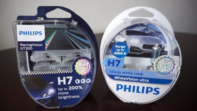 High Beam Philips RacingVision GT200 vs OSRAM NIGHT BREAKER 200 