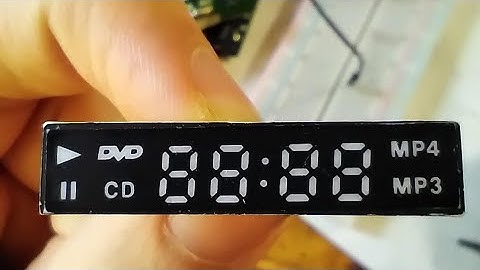 DVD Player LED Display Recycling - DVD Player Display Arduino - Zero Electronics