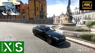 ⁣Mercedes E63 AMG - Forza Horizon 5 Gameplay - Xbox series s - steeringwheel