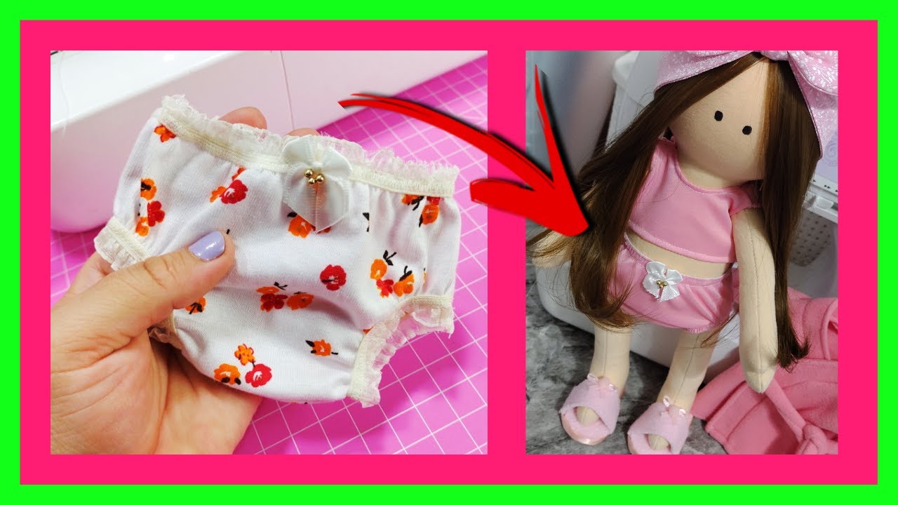 Como Fazer Calcinha de Boneca Russa Passo A Passo Fácil