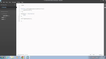 Php Tutorial - Anonymous Functions