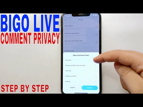 ✅  How To Manage Comment Privacy On Bigo Live 🔴