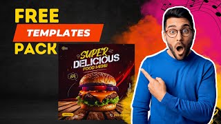Professional Flyer Template pack For Free (Food Flyer) #flyers #flyer templates