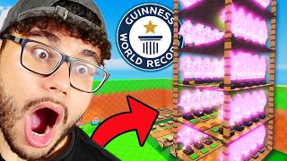 I'm breaking ALL WORLD RECORDS in Kick A Lucky Block! Net Worth