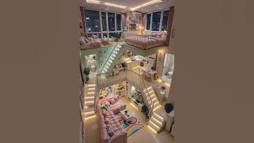 Who would you most like to live with in a duplex apartment like this?"#A cozy little nest #loft