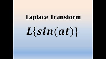 Laplace Transform of sin(at)