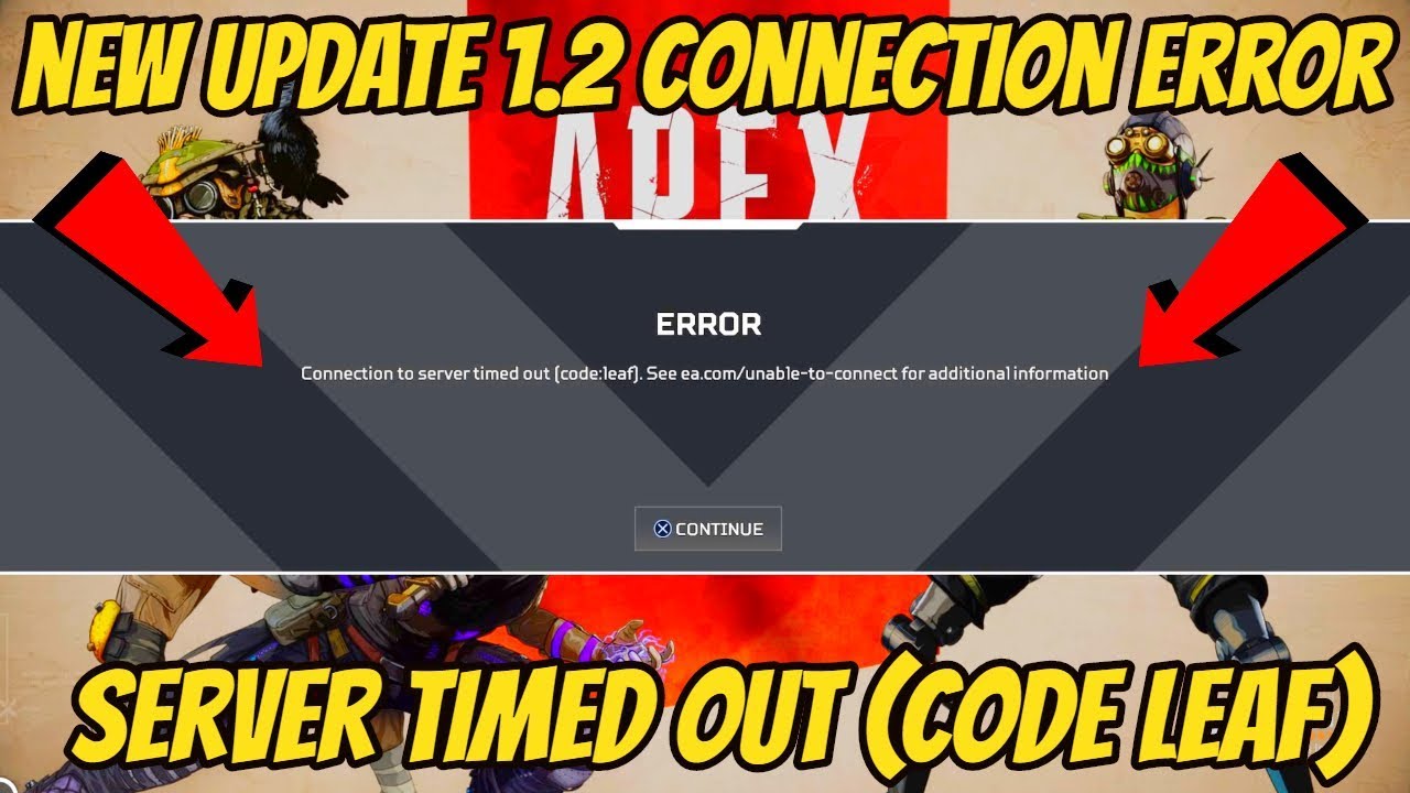 Apex Legends code Leaf. Время соединения с сервером истекло PLAYSTATION. Время подключения к серверу истекло apex