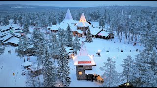 Santa Claus Village in Rovaniemi Lapland just before Christmas 2020 - Finland Europe Arctic Circle