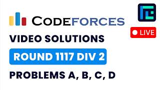 Codeforces Round 1117 ( Div  2) | Video Solutions - A to D | by Anirudh | TLE Eliminators