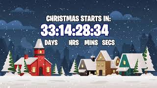 Christmas Countdown 2025 Live Christmas Live Stream 247
