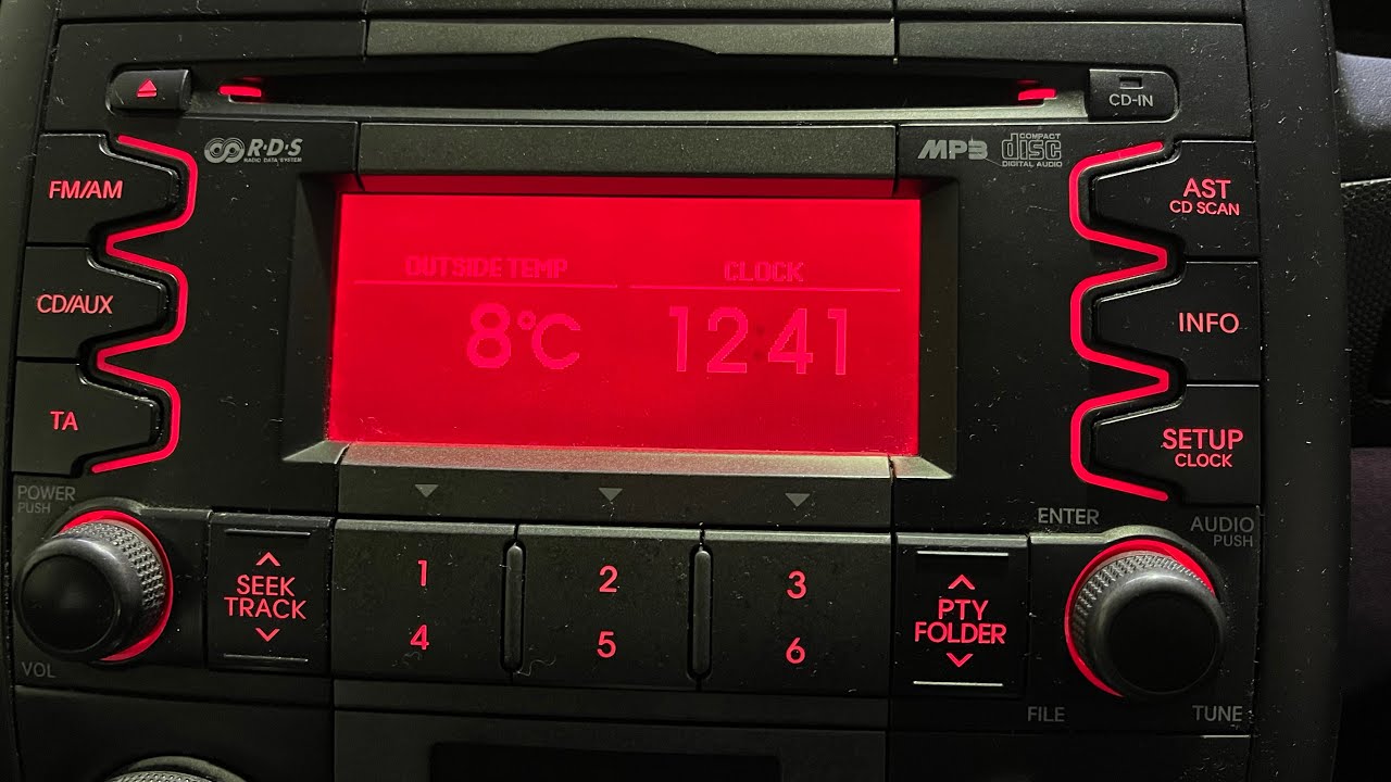Kia Soul Clock Settings How to change the time in the radio YouTube