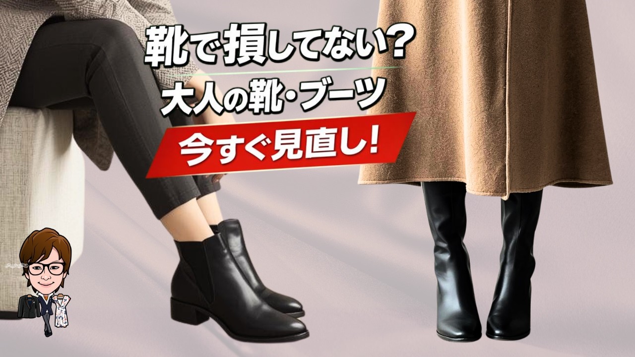 その靴で損してない？プロが教える「大人の靴・ブーツ」本当に正しい合わせ方