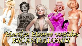 Los vestidos más ESCANDALOSOS de Marilyn Monroe “Se veía barata y vulgar“ “Desn*da” Saco de papas