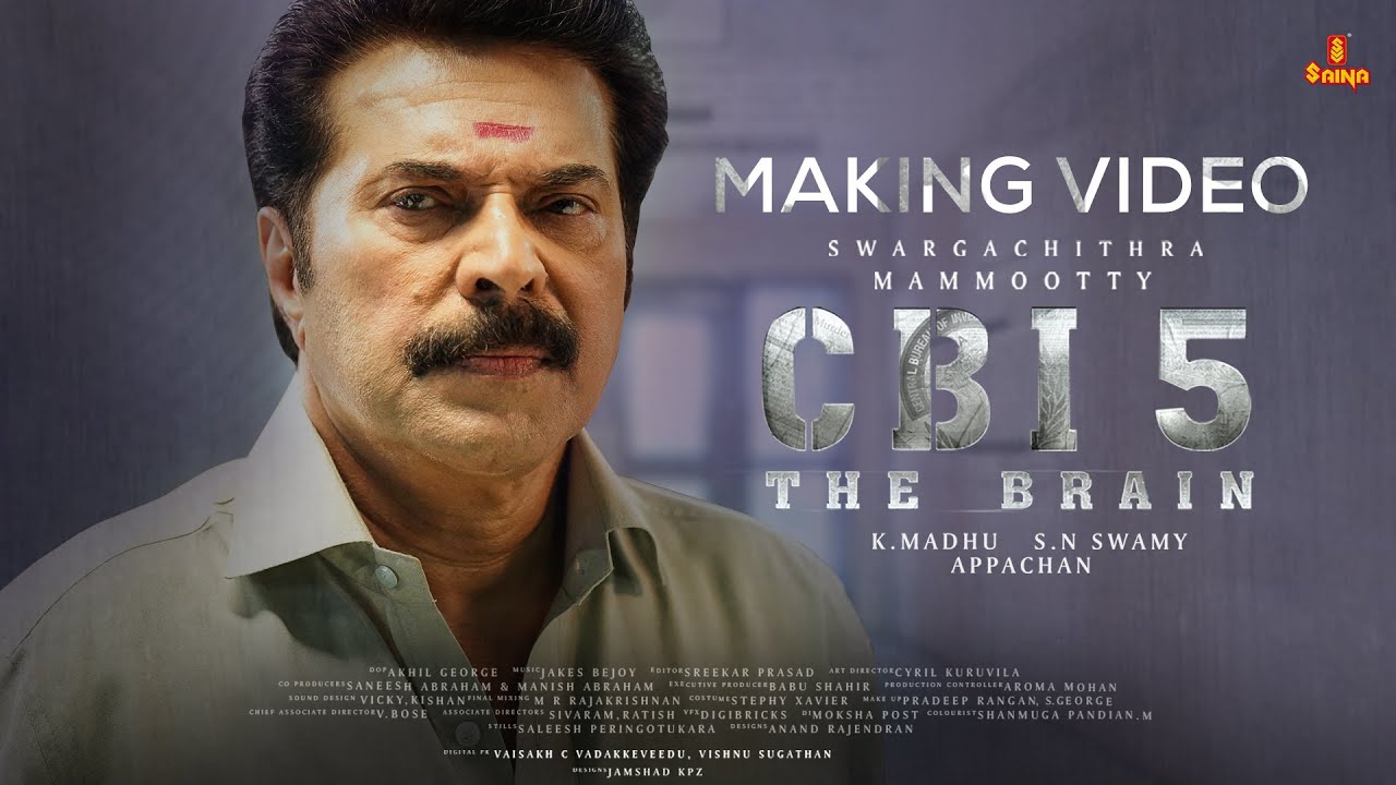 CBI 5 THE BRAIN - MAKING VIDEO | MAMMOOTTY | K MADHU | S N SWAMY | APPACHAN | JAKES BEJOY