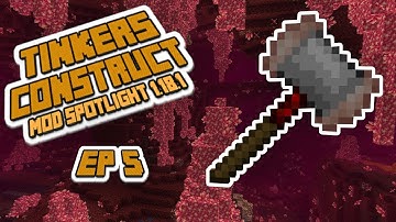 Tinkers Construct Mod Spotlight 1.18.1 EP 5 - How to Add More Modifiers! Silk Touch and Fortune!