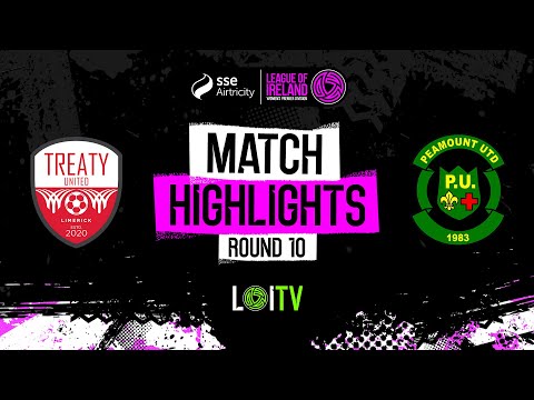 SSE Airtricity Women's Premier Division Round 10 | Treaty United 0-1 Peamount United | Highlights