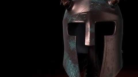 3D Spartan Helmet