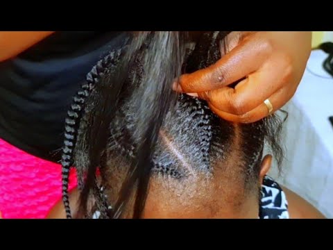 Understand cornrows ||2 in 1 lines | Ethiopian style meet Kenyan style ...