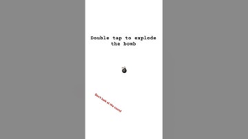 Double tap to explode the bomb 💣| #bomb #magic #memes #funny #shorts #like #subscribe