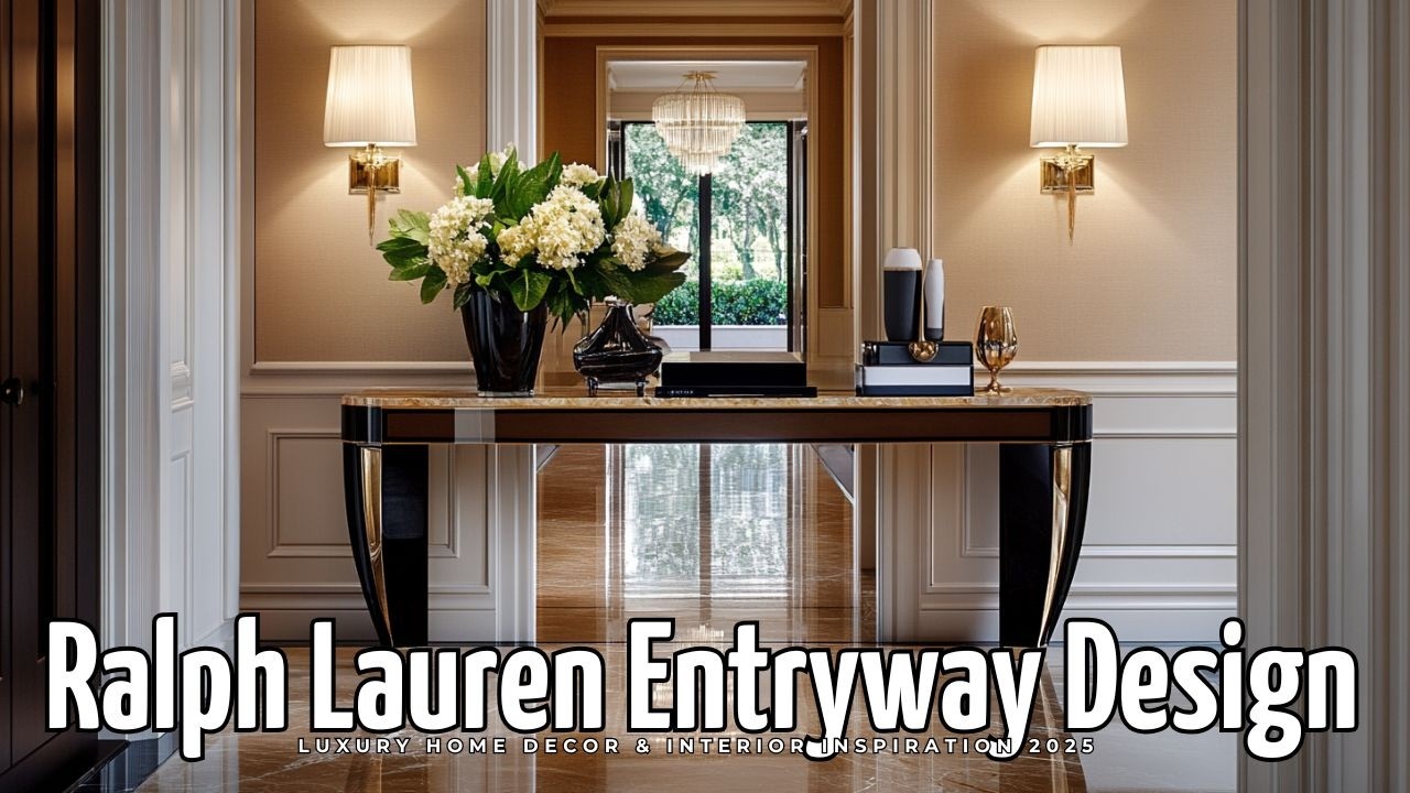 Ralph Lauren Entryway Design: Luxury Home Decor & Interior Inspiration ...