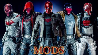 Most Popular Red Hood MOD Concepts Till Date | Suit Showcase | Arkham Knight Mods