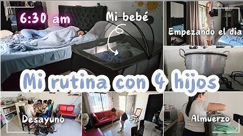 MI RUTINA DE MAÑANA CON 4 HIJOS 🌞 MAMÁ Y AMA DE CASA DE TIEMPO COMPLETO 🏡 mis DIAS EN EL HOGAR