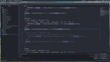 ArchMerge : 168 Polybar config in more detail : general and mainbar-i3