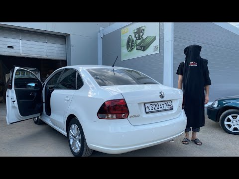 Отличная аудиосистема в VW Polo. Бюджетный автозвук с сохранением штатной магнитолы