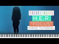 How to Play H.E.R. - Focus | Theory Notes Piano Tutorial Mp3 Song