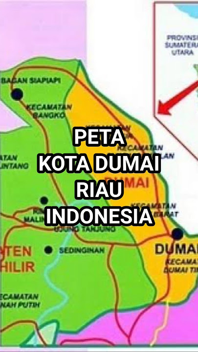 Peta Kota Dumai Riau Indonesia | AkuPeta
