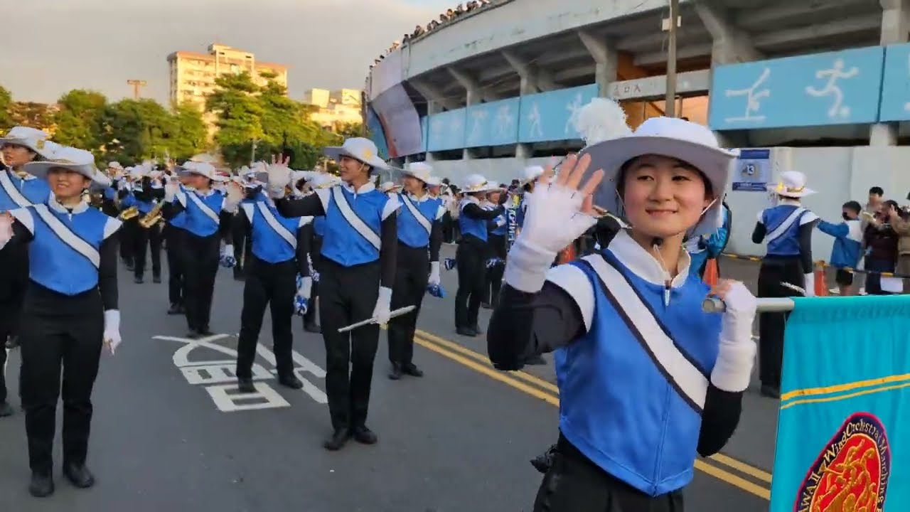 滝川第二高校吹奏楽部｜2023 嘉義市國際管樂節｜踩街嘉年華