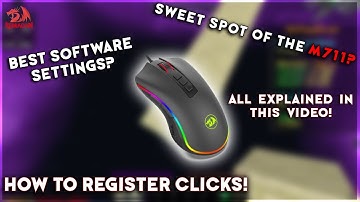 How To DRAG CLICK on the Redragon M711 Cobra | Learn To Bridge Fast (Detailed Guide With TIMESTAMPS)