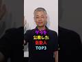 ゲイを公表した芸能人TOP3#shorts
