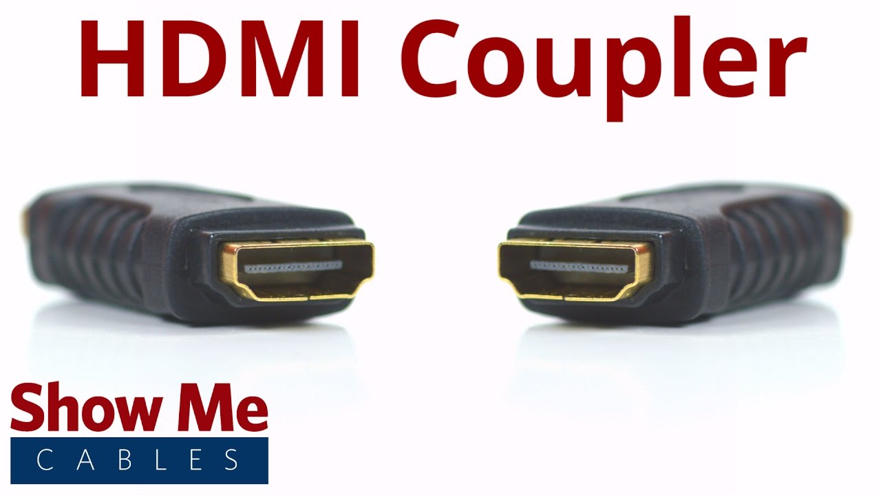 HDMI Female to HDMI Female Coupler 3607 YouTube