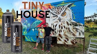 Mobile Terrasse und Graffiti - Tiny House Makersweek