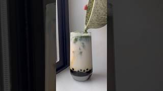 Brown Sugar Boba Matcha Latte