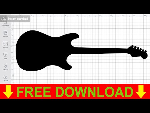 Guitar Svg Free Cut Files for Silhouette Free Download
