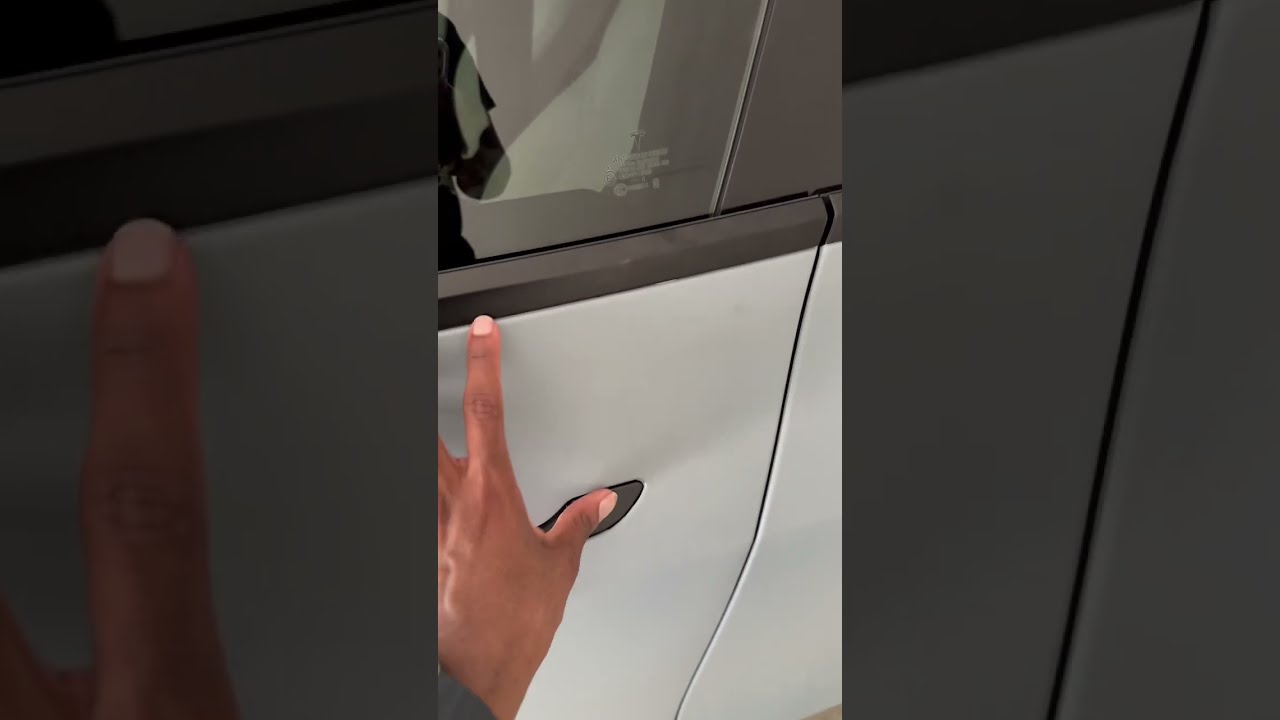 Hansshow Auto Presenting Doors With Radar Tesla Model Y