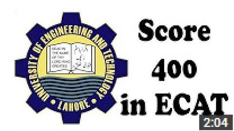 ECAT Test preparation (TIPS & TRICKS)