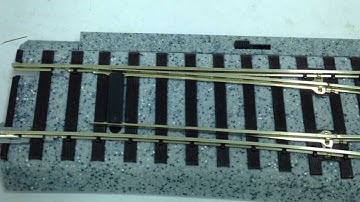 SmartSwitch slow motion turnout with with KATO HO turnout