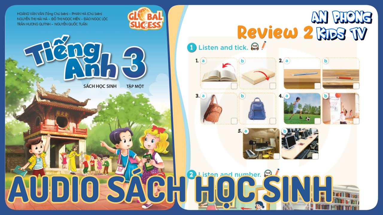 Review 2 | Audio Sách Học Sinh Tập 1 Tiếng Anh 3... - youtube