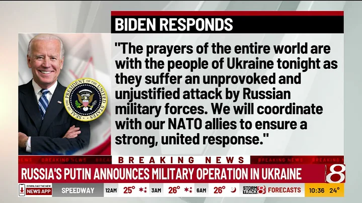 Russia's Putin announces military operation in Ukraine