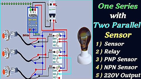 One Sensor Series with Two Parallel Sensor Wiring @AllGyanElectrical