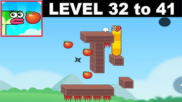 Hungry Worm - Greedy Worm level 32 33 34 35 36 37 38 39 40 41 - Gameplay Walkthrough Part 4 Android