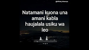 MANENO MATAMU YA USIKU MWEMA KWA MPENZI WAKO 