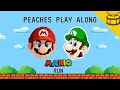 PERCUSSION PLAY ALONG | Peaches | Drum Lesson with MARIO RUN