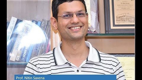 Prof. Nitin Saxena, N. Rama Rao Chair Professor, of Computer Science & Engineering Dept. IITK.