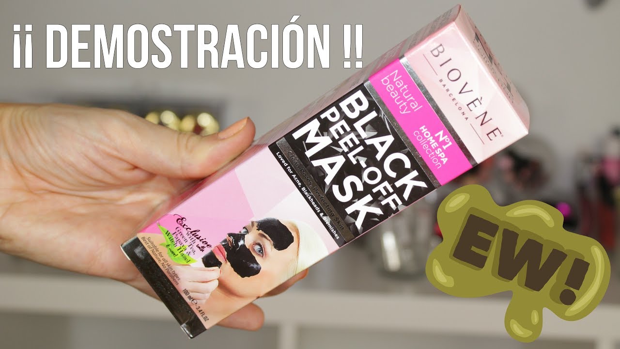 mascarilla negra poros mercadona