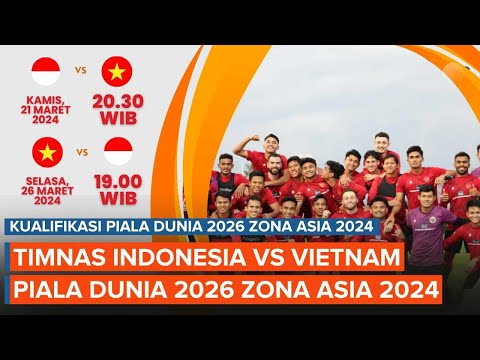 Jadwal Pertandingan Timnas Indonesia Vs Vietnam di Kualifikasi Piala Dunia 2026