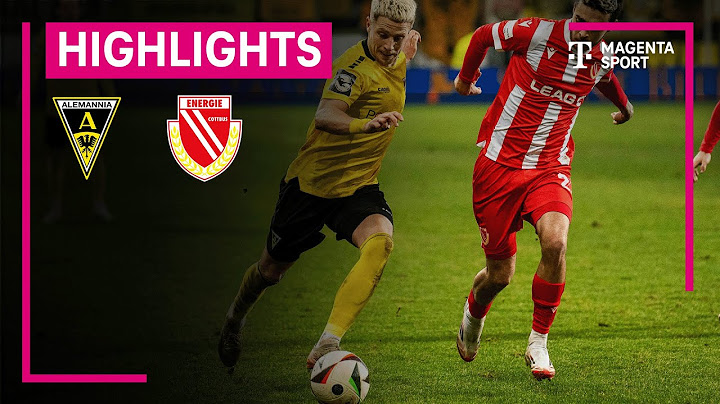 Alemannia Aachen - Energie Cottbus | Highlights 3. Liga | MAGENTA SPORT